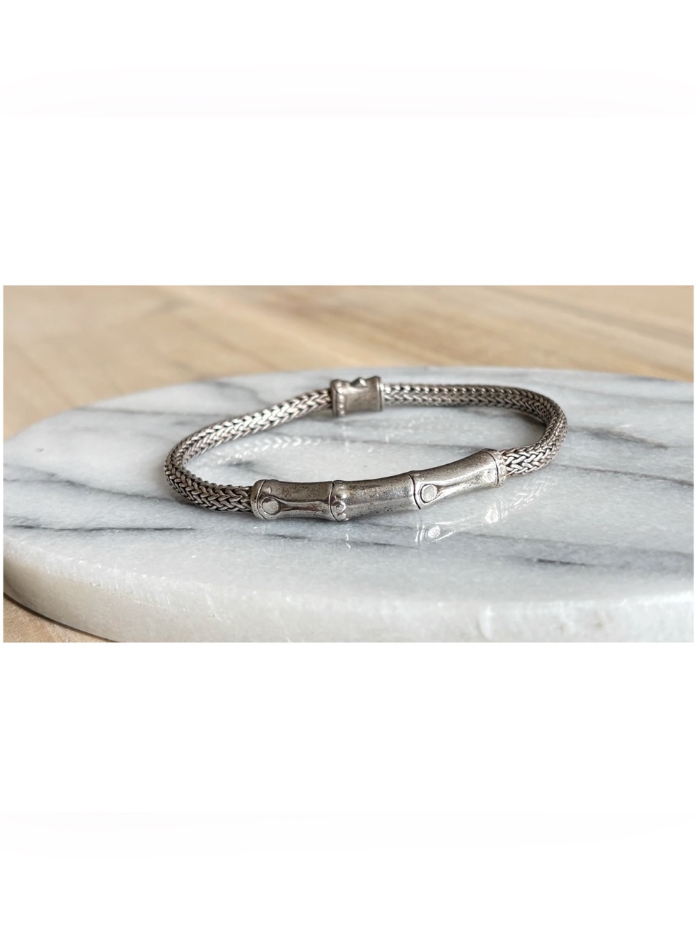 John Hardy Sterling Silver 925 Bamboo Bracelet